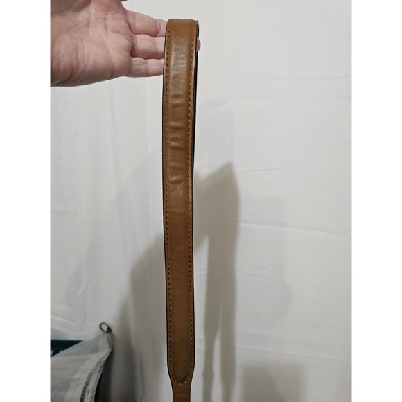 Michael Kors Brown Leather Satchel Top Handle Designer Bag - Picture 10 of 15